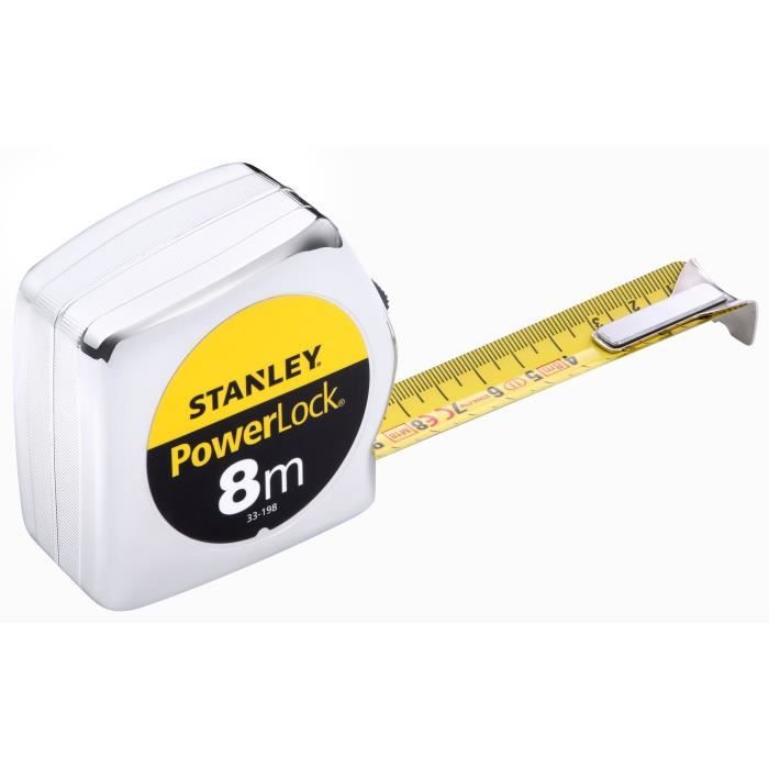 STANLEY Mesure Powerlock - 8 m x 25 mm