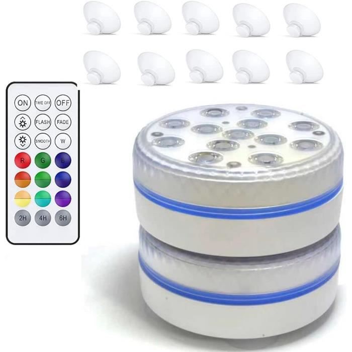 Lumière | Olympic | Lumière DEL multicolore pour retour d’eau avec télécommande - ⌀ 6.5 po.