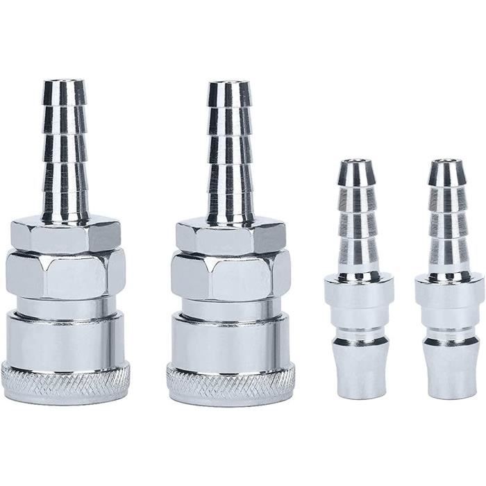 2 Pièces En Laiton,adaptateurs De Connecteur Rapide De 3/4 Po Prises Et Fiches 90108483