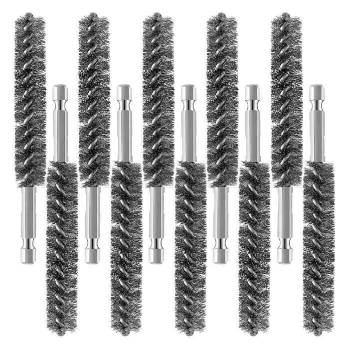 LOT De 15 Brosses Métalliques - X5 Lots De 3 | Pour Nettoyage, Dérouillage, Bricolage