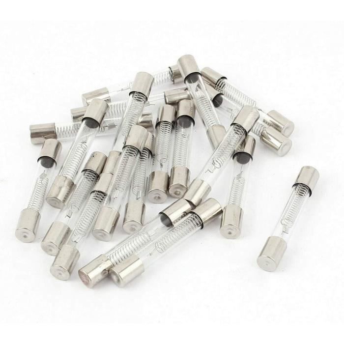 Lot De 5 Fusibles Verre 800 MA 5 KV 6x40 Mm Pour Micro-Ondes – Garantie 10 Ans MONTERAL