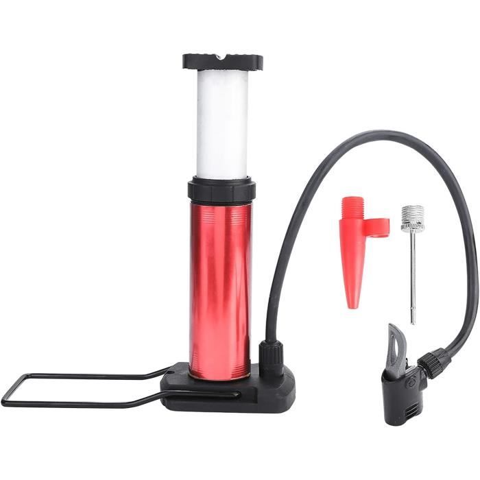 Pompe à Vélo TWIRL Mini – 25 Cm, Tuyau Extensible – Double Tête Pour Valves Schrader/Presta – Jusqu’à 11 Bar – Avec Support