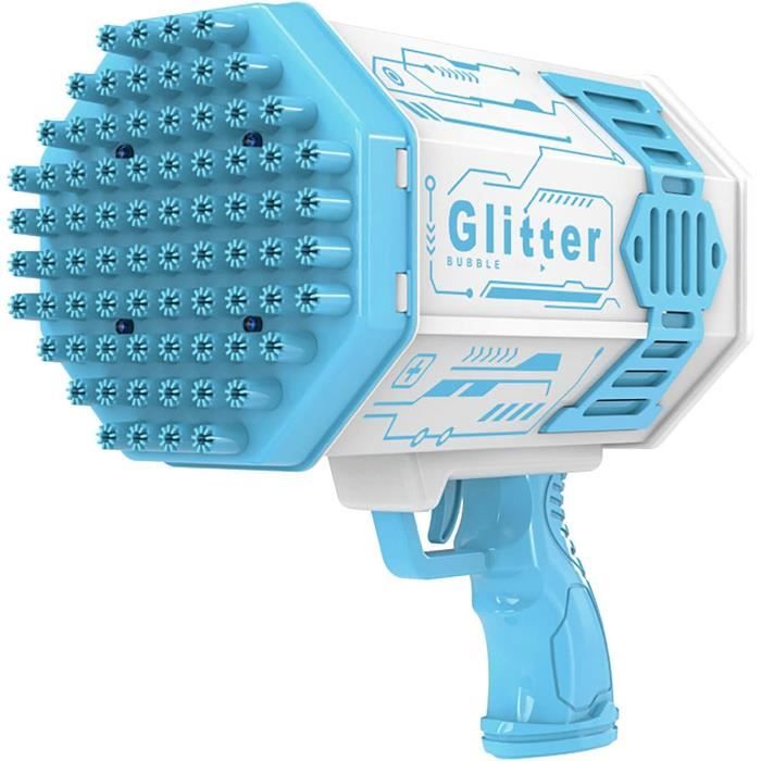 Bazooka Machine À Bulle Pour Enfant Pistolet A Bulles De Savon 36 Trous Rocket Cadeau Bubble