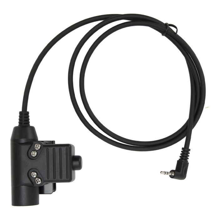 Oreillette Radio UAYESOK Pour Motorola - Micro PTT Et Tube Acoustique - 1 Broche 2.5mm