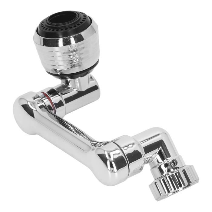 Rallonge de robinet pivotant pliable 1080 degrés rotatif universel -  VBESTLIFE - Blanc - ABS - Cdiscount Bricolage