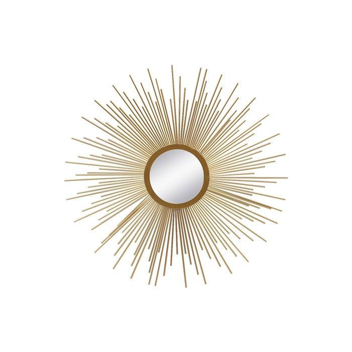 Miroir mural design doré soleil – Décoration murale élégante et moderne