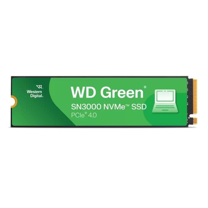WD 1To NVMe Gen4 M.2 – WD Green SN3000