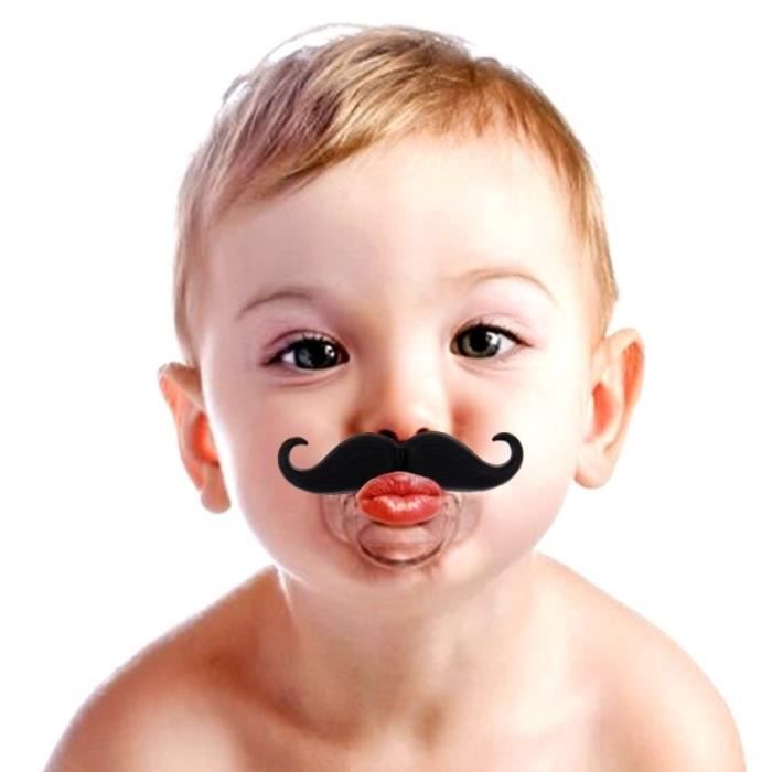 Tetines Drole Infantile Mustache Bebe Apaisez Titiller Cdiscount Puericulture Eveil Bebe