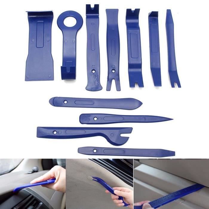 Kit Démontage Garniture Auto GADLANE 14 Pièces - Outils Nylon Pour Panneaux Et Tableau De Bord