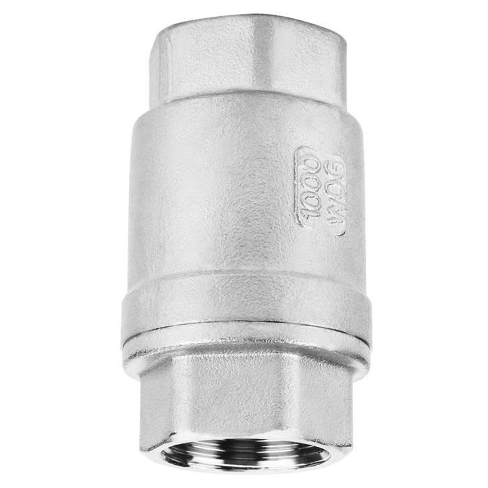 Clapet Anti-retour Eau Clapet Anti-Retour 3/8" 10mm - Vanne Unidirectionnelle Pour Eau, Air, Gaz - Matériau PP/VITON Régulation Flux Air Eau