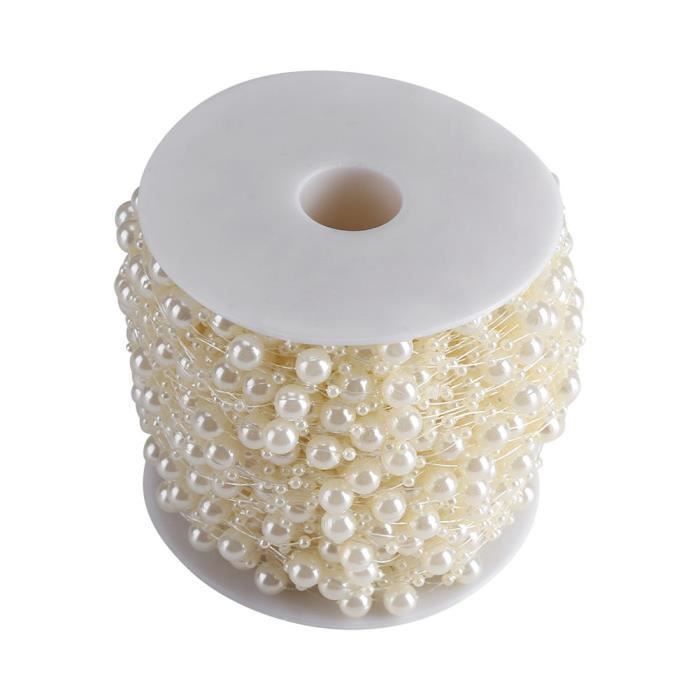 Décoration de mariage. 12 brins de perles blanc Décoration de mariage. 12 brins de perles blanc