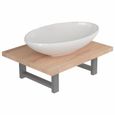 2 pcs Mobilier de salle de bain SALLE DE BAIN COMPLETE Style Contemporain scandinave - Ensemble de meubles de salle de bain BEAU9106-1