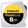 Mesure - STANLEY - 0-33-198 - 8 m x 25 mm - Powerlock Classic - ABS-1