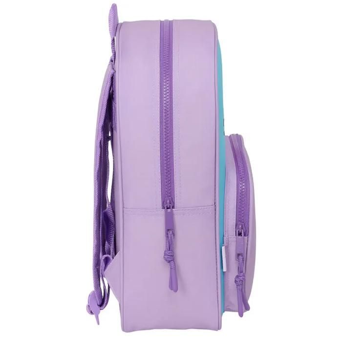 Safta Sac à Dos École Dumbo 3D Adaptable Chariot - Bleu Ciel 27x10x33cm Enfant