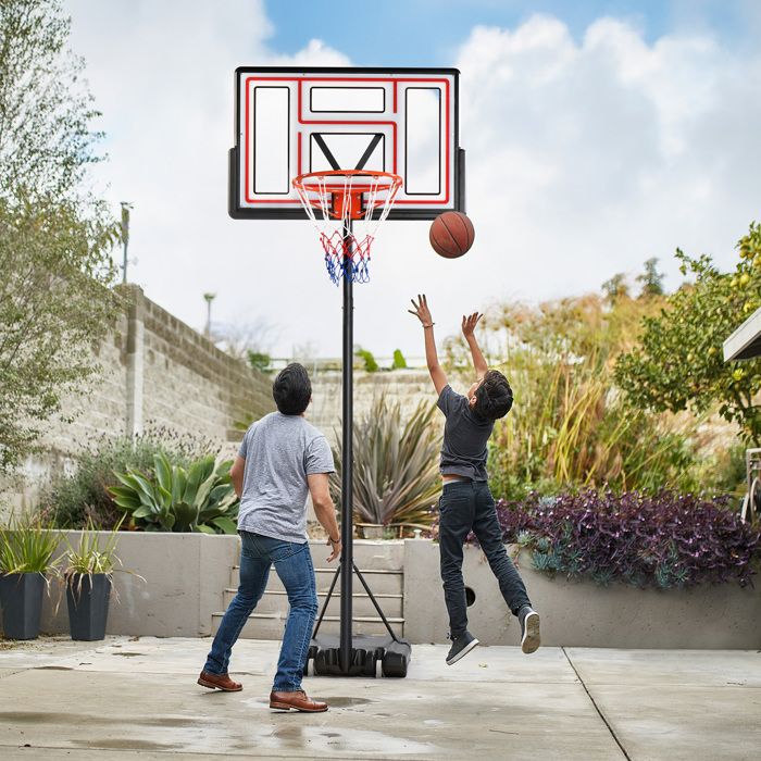 Panier de basket sur pied hauteur réglable 240 à 305 cm