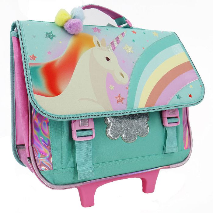 Licorne Cartable Cm1 Pour Fille Licorne Cartable Ã Roulettes Pas