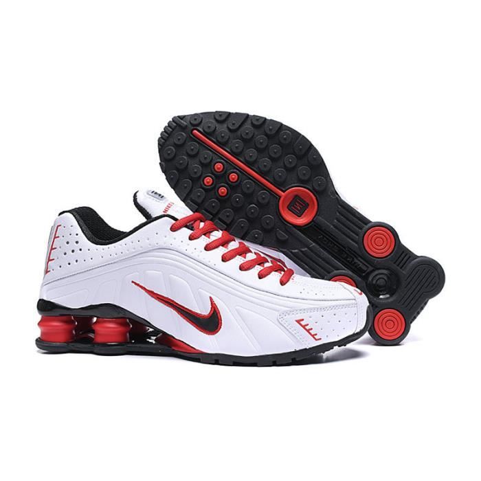 Nike shox rouge deals et blanc