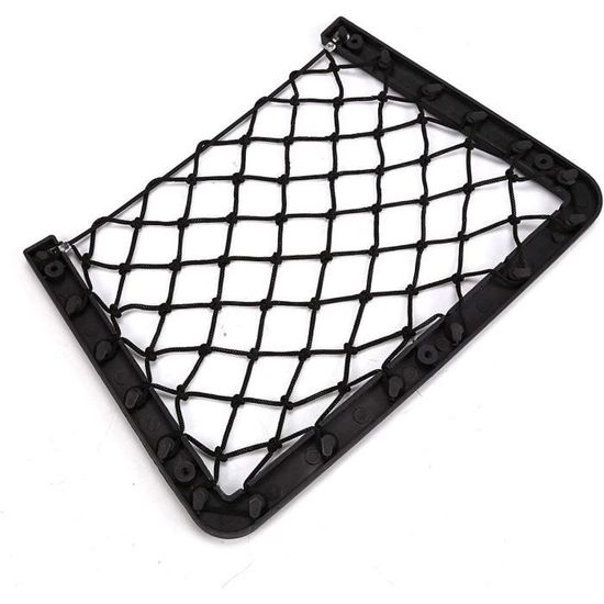 Lot De 2 Filets De Rangement élastiques Pour Voiture - 60x25 Cm - Organisation Coffre Et Habitacle