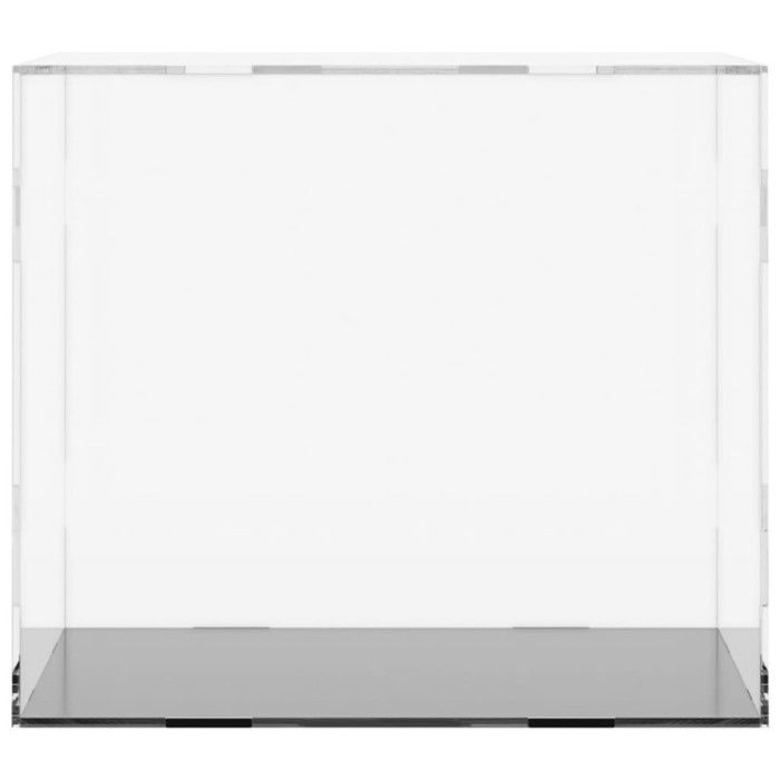 Boîte D'affichage Transparente Résistante à La Poussière - Pour Figurines, Poupées, Collection, Avec Stickers