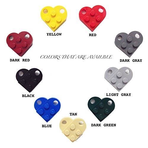 Pièces Lego: Coeur de Valentine Collier - Keychain Bundle Kit (2) Modifié  noir 3 x 2 plaques avec trou 1G4W9E - Cdiscount Bagagerie - Maroquinerie