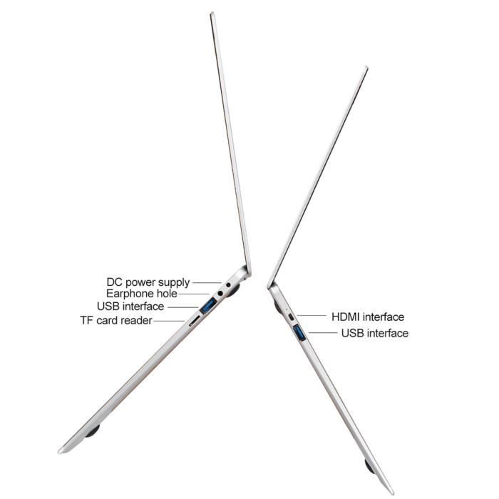 Ultra-mince ordinateur portable 14 ''2