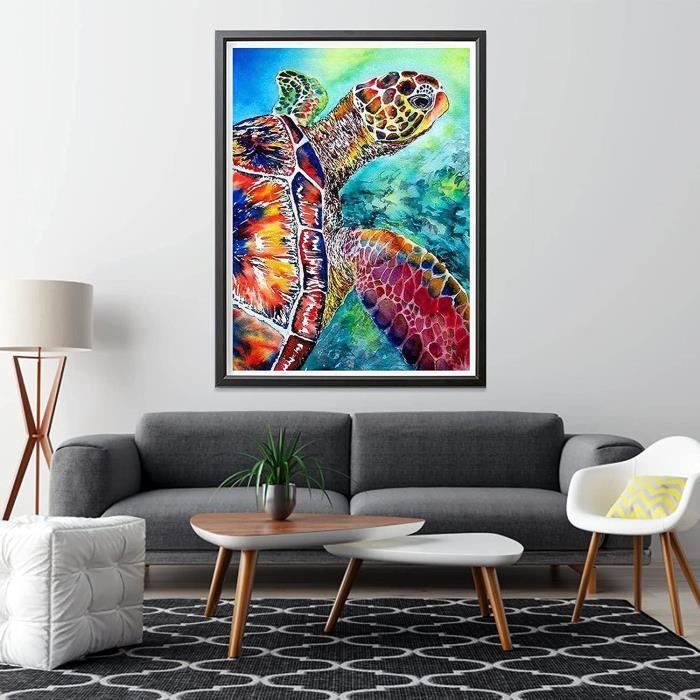 Diamond Painting OcéAn, DIY Diamond Painting Adulte Tortue, Peinture Diamond Painting OcéAn, DIY Diamond Painting Adulte Tortue, Peinture