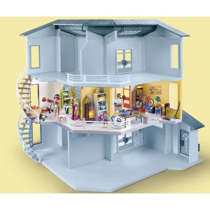 PLAYMOBIL - 70986 - City Life - La Maison Moderne - Etage Supplémentaire  Aménagé