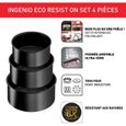 Tefal Ingenio Eco Resist On Batterie de cuisine 4 p, Empilable, Induction, Facile a nettoyer, Revetement antiadhesif, Indicat-3