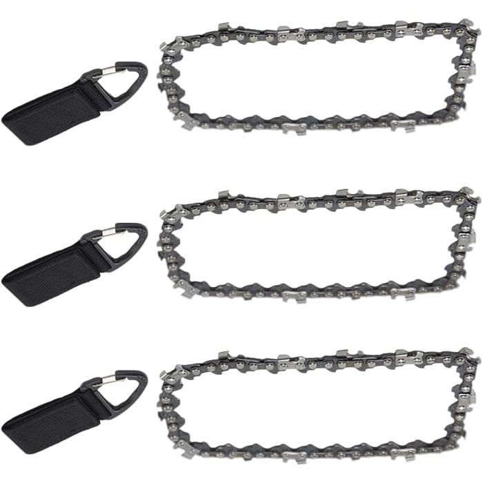 Chaînes De Tronçonneuse Scie à 3 Pièces 4 Pouces Chaîne Pour Mini