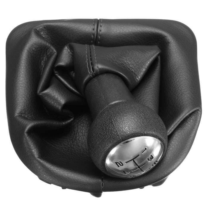 Couvercle Pommeau Levier Vitesse Pour Peugeot 207 307 406, Citroën C3 C4 C5 – Design Ligne Bleue, ABS Et Chrome, Installation Facile
