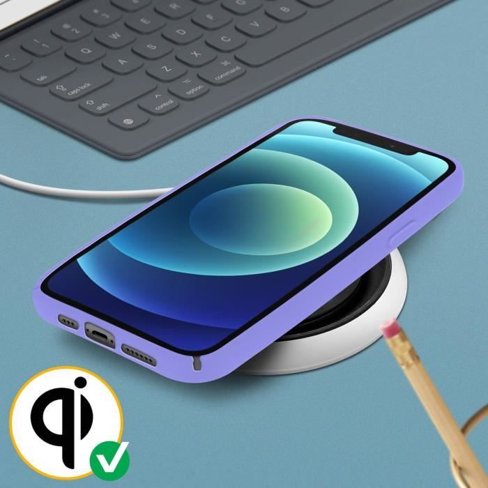 Ownest Compatible avec Coque iPhone 12 Pro Max, Curly Simple Wave