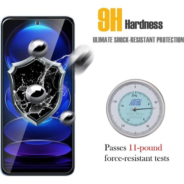 Protège écran en verre trempé 9H pour Redmi Note 12 Pro 5G