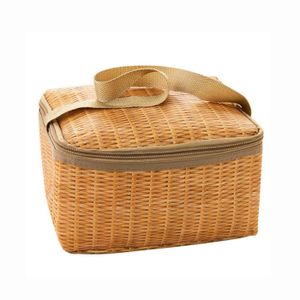 Panier pique nique en rotin à fermoir • Le Comptoir du Panier