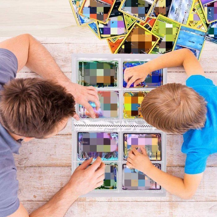 Album Protection Cartes Pokémon Jeux Classeur Cartes Pokémon 30 Pages - 4 Pochets Par Page - Capacité 240 Cartes - Album Collection Protecteur Porte-cartes 240 Pochettes