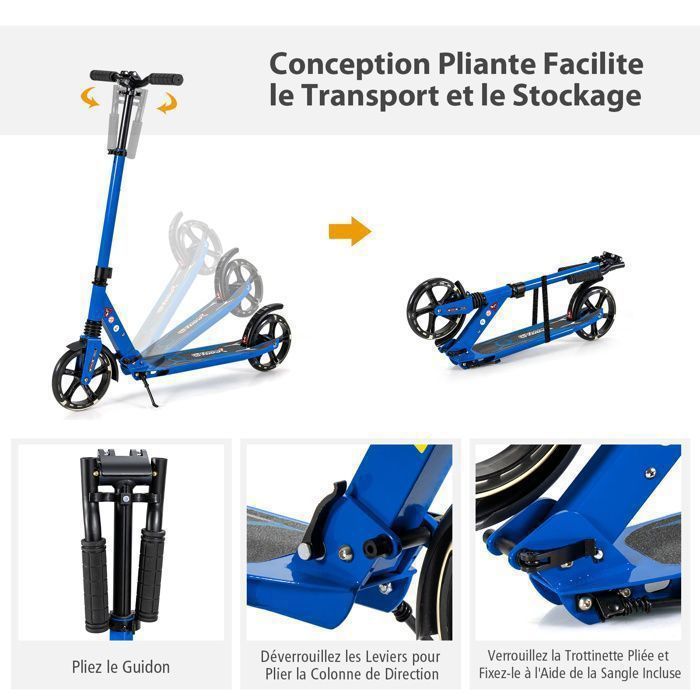 COSTWAY 2 en 1 Trottinette Convertible Enfants en Bois avec Siège Amovible, Vélo d'équilibre avec Roues en EVA & Guidon Antidérapant, Charge 50kg pour Enfants de 3 Ans+, 96x38x58cm COSTWAY 2 en 1 Trottinette Convertible Enfants en Bois avec Siège Amovible, Vélo d'équilibre avec Roues en EVA & Guidon Antidérapant, Charge 50kg pour Enfants de 3 Ans+, 96x38x58cm