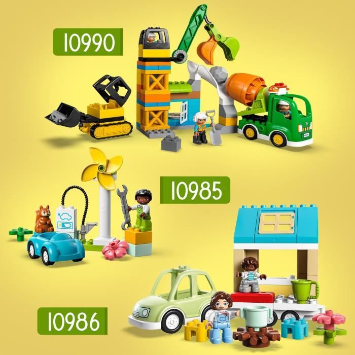LEGO DUPLO Ma Ville 10986 La Maison Familiale sur Roues - Jouet ...