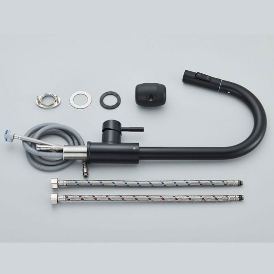 CREA Robinet Mitigeur D'évier De Cuisine Avec Douchette Extractible