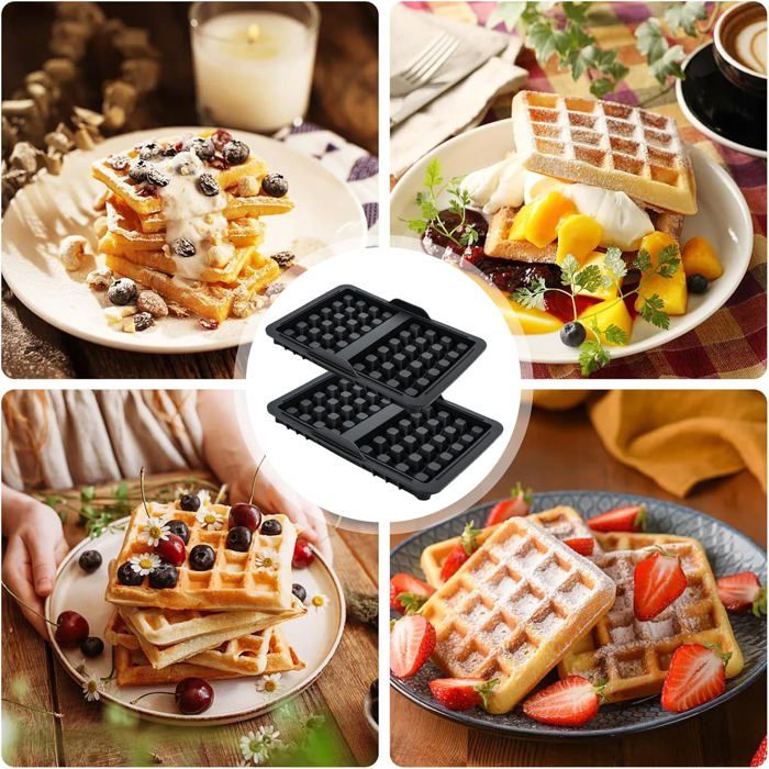 Tefal Airfryer Lot De 2 Inserts U00e0 Gaufres Pour Philips Airfryer Dual Basket 3000 Philips Series 3000