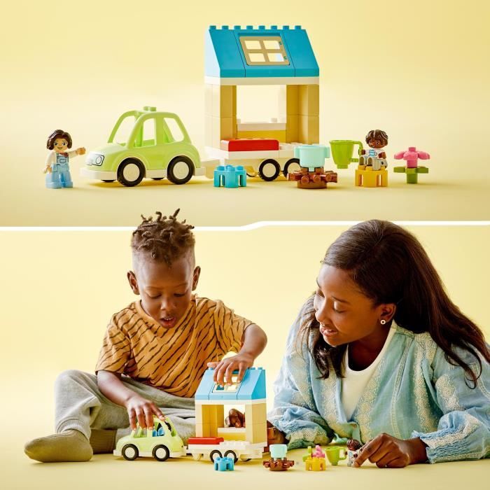 LEGO DUPLO Ma Ville 10986 La Maison Familiale sur Roues - Jouet ...