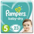 Couches baby dry T5 x 23 Pampers-0