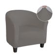 Housse de protection extensible pour fauteuil de Club, en Spandex, pour décoration de canapé, pour salon [B54DC7B]-0