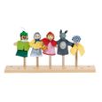 Assortiment de 5 marionnettes à doigt GOKI - Le Petit Chaperon Rouge - Enfant 3 ans et plus-0