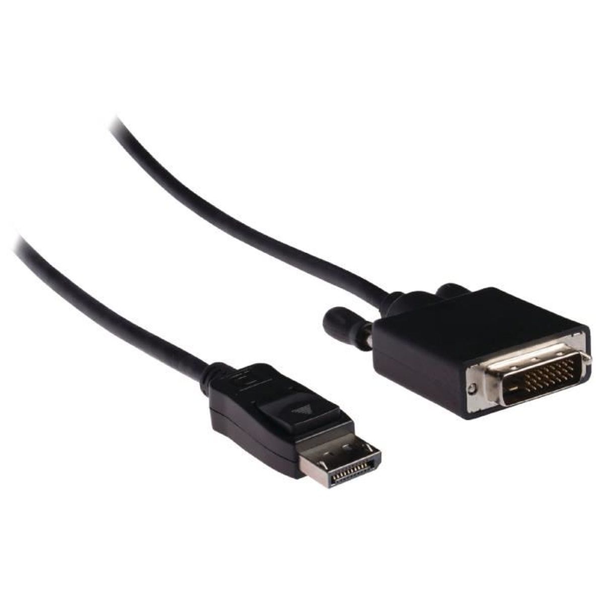 3 m Garantie /à Vie 1920x1080 DELTACO C/âble DisplayPort vers Connecteur DVI-D pour Ecran//TV//T/él/éviseur /équip/é Noir /à 60Hz Full HD