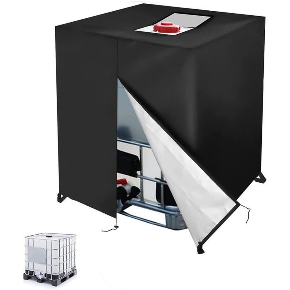 Bache Pour Cuve 1000L IBC - Anti-UV Anti-poussière - Housse Protection