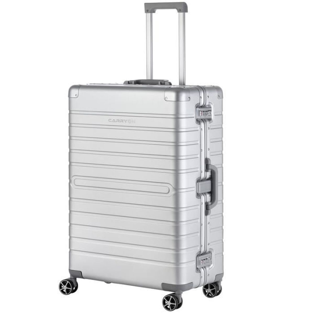 Travelhouse Tokyo Set de 2 valises S+L Aluminium Argent
