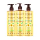 Gel Douche - EVOLUDERM - Monoï à la Folie - 3 x 500ml - Vegan - Ingrédients Naturels