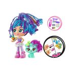 CURLIGIRLS CURLI GRILS - 1 Poupée aux cheveux magiques + 1 animal = Rosli et Koda