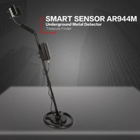 Outil de recherche de scanner de détecteur de métaux souterrain SMART SENSOR AR944M - Noir