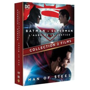 DVD DESSIN ANIMÉ Coffret Batman vs superman et Man of Steel - En DV