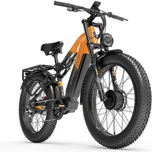 VÉLO ASSISTANCE ÉLEC Vélo électrique Lankeleisi MG800 MAX Orange 2000W 